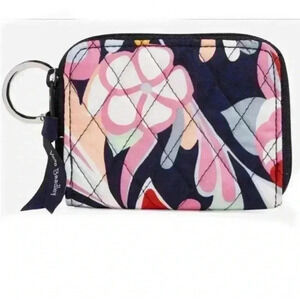 Vera Bradley RFID Petite Zip-Around Wallet Mod Paisley NWT